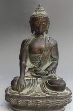 JP S0171 12"Tibet Buddhism Temple Bronze Shakyamuni Sakyamuni Amitabha Buddha Bowl Statue Discount 35%
JP S0171 12"Tibet Buddhism Temple Bronze Shakyamuni Sakyamuni Amitabha Buddha Bowl Statue Discount 35%