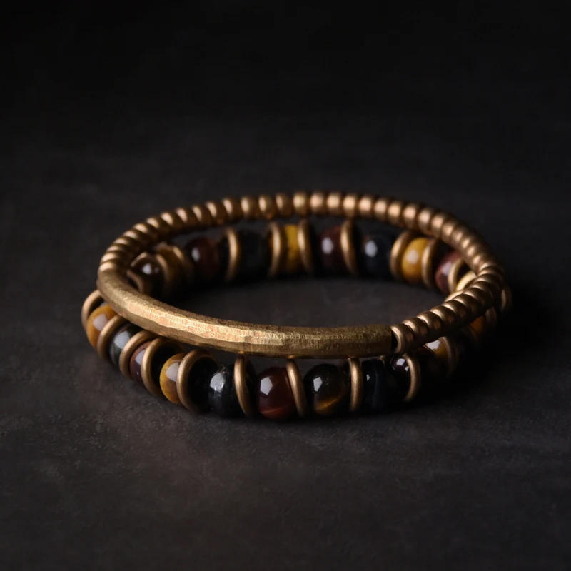 Colorful Tiger Eye Stone Bracelet Mixed Hand Beaten Vintage Pure Copper Street Punk Jewelry Male Female Unisex Accessories
Colorful Tiger Eye Stone Bracelet Mixed Hand Beaten Vintage Pure Copper Street Punk Jewelry Male Female Unisex Accessories