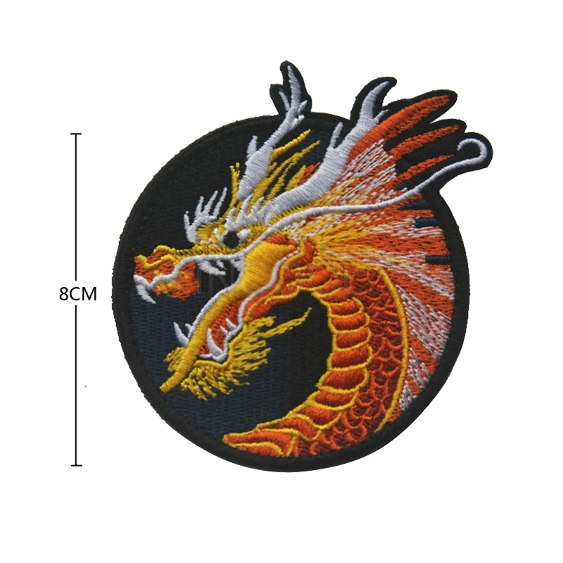 Embroidered Patch Chinese Dragon Morale Patch Tactical Emblem Badges Embroidery Patches For Jackets Jeans Backpack Cap
Embroidered Patch Chinese Dragon Morale Patch Tactical Emblem Badges Embroidery Patches For Jackets Jeans Backpack Cap