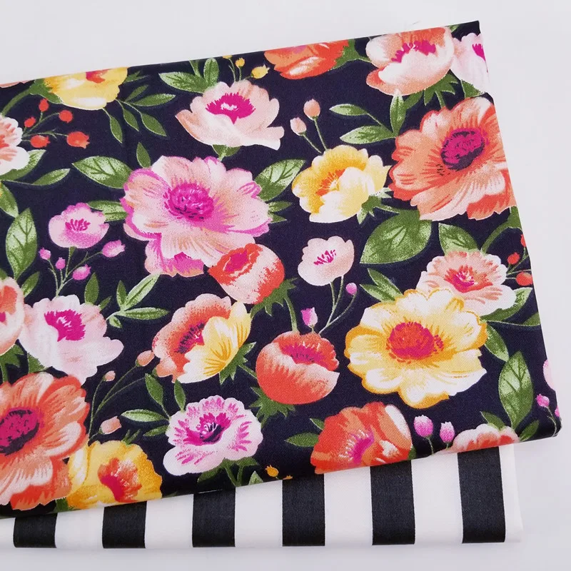 Floral Cotton Sheet Fabric baby Cloth for DIY Handmade Home Decor Quilting Material Cheap Fabrics For Patchwork Sewing
Floral Cotton Sheet Fabric baby Cloth for DIY Handmade Home Decor Quilting Material Cheap Fabrics For Patchwork Sewing