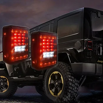 LED Tail Lights Clear Lens For Jeep Wrangler JK JKU With Break Back Up Light Reverse Turn Parking Signal Lamp Assembly
LED Tail Lights Clear Lens For Jeep Wrangler JK JKU With Break Back Up Light Reverse Turn Parking Signal Lamp Assembly