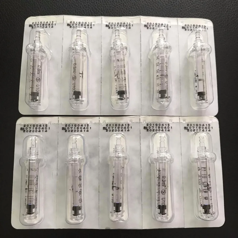 0.3ML Disposable Ampoule Head for Hyaluronic Pen Consumables Sterile Atomizer Hyaluron Gun Wrinkle Removal Lip Lifting Syringe
0.3ML Disposable Ampoule Head for Hyaluronic Pen Consumables Sterile Atomizer Hyaluron Gun Wrinkle Removal Lip Lifting Syringe