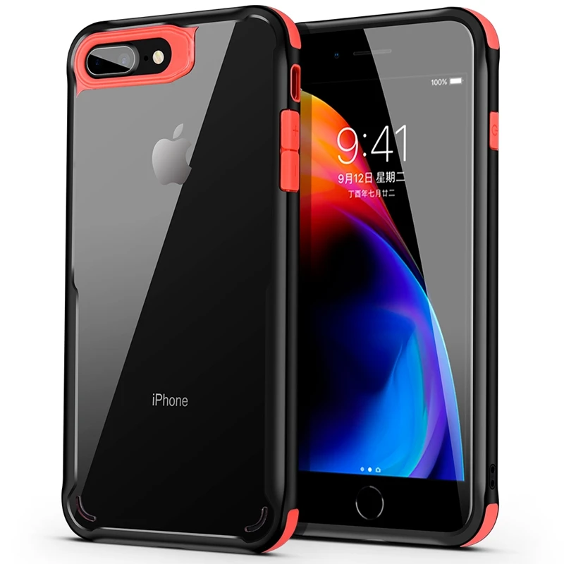 HOTR Hybrid Case Cover for iphone X 8 8 Plus 7 7 Plus 6 6s 6 Plus Hard PC+Soft TPU Frame Back Case Wireless Charger Support
HOTR Hybrid Case Cover for iphone X 8 8 Plus 7 7 Plus 6 6s 6 Plus Hard PC+Soft TPU Frame Back Case Wireless Charger Support