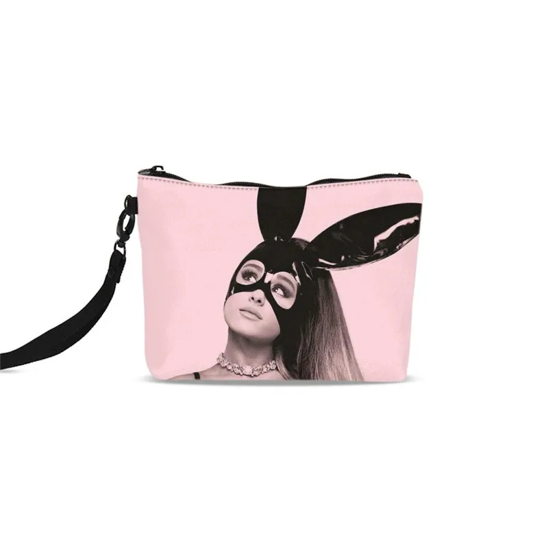 Canvas Makeup Bags For Women Famous Star Ariana Grande Prints Cosmetic Bags Toiletry Case Clutch Bags Handbags Sac Main Femme
Canvas Makeup Bags For Women Famous Star Ariana Grande Prints Cosmetic Bags Toiletry Case Clutch Bags Handbags Sac Main Femme