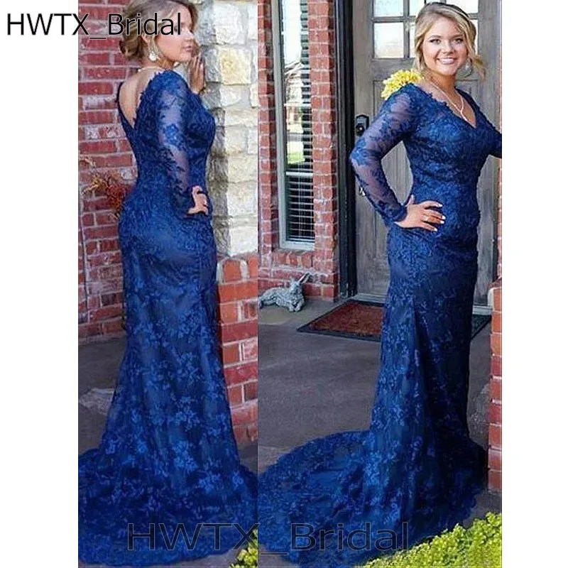 2018 Mermaid Mother Of The Bride Dresses Plus Size Royal Blue Full Lace Long Sleeve Party Evening Formal Gowns For Weddings
2018 Mermaid Mother Of The Bride Dresses Plus Size Royal Blue Full Lace Long Sleeve Party Evening Formal Gowns For Weddings
