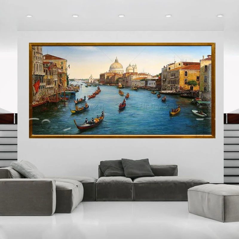 Hand-painted Home Decor Venice Landscape Oil Painting On Canvas Wall Living Room canvas paintings for living room wall Art Wall 
Hand-painted Home Decor Venice Landscape Oil Painting On Canvas Wall Living Room canvas paintings for living room wall Art Wall