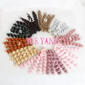 10PCS/LOT 15cm Thick Doll Hairs 1/3 /1/4 1/6 BJD Wavy BJD wigs Doll Hair Factory Supply Free Shipping
10PCS/LOT 15cm Thick Doll Hairs 1/3 /1/4 1/6 BJD Wavy BJD wigs Doll Hair Factory Supply Free Shipping