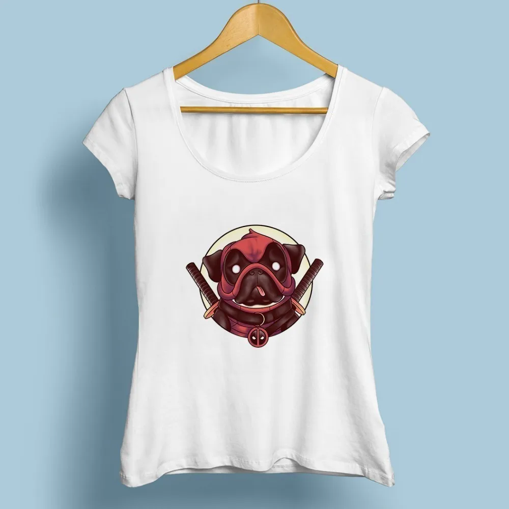 pug deadpool pugpool funny tshirt women 2018 new white casual short sleeve o-neck cool femme t shirt 
pug deadpool pugpool funny tshirt women 2018 new white casual short sleeve o-neck cool femme t shirt