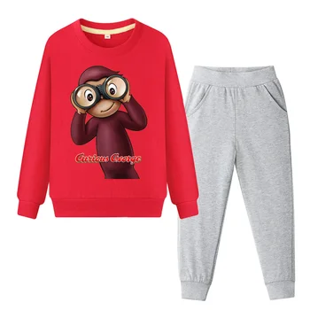 Baby Cartoon Curious George Costume Boy Spring 2019 Clothes Suit Girls Clothing Sets Children Tracksuit Kids Hoodies Pant DY043
Baby Cartoon Curious George Costume Boy Spring 2019 Clothes Suit Girls Clothing Sets Children Tracksuit Kids Hoodies Pant DY043