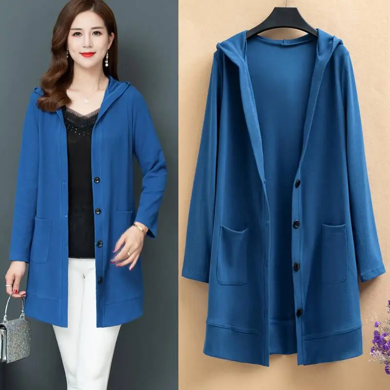 2019 Autumn Women Hooded Oversize Knit Cardigan Sweater Coat Plus Size 5XL Female Loose Tricot Open Stitch Knitwear Tops K75
2019 Autumn Women Hooded Oversize Knit Cardigan Sweater Coat Plus Size 5XL Female Loose Tricot Open Stitch Knitwear Tops K75