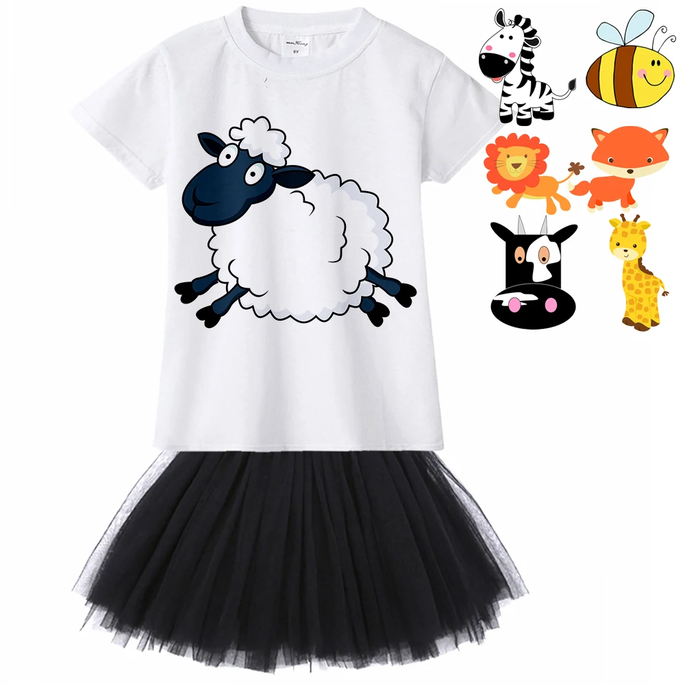 Cartoon Animal Kids Girl Dress Toddler Summer Tshirt Tutu Dress Birthday Zebra Giraffe Sheep Cow Fox Bee Lion Cute Dress Baby
Cartoon Animal Kids Girl Dress Toddler Summer Tshirt Tutu Dress Birthday Zebra Giraffe Sheep Cow Fox Bee Lion Cute Dress Baby
