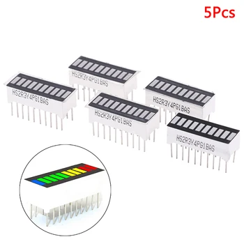 HELTC 5PCS LED Display Module 10 Segment Color Bargraph Light Display Module Bar Graph Ultra Bright Red Yellow Green Blue Hot
HELTC 5PCS LED Display Module 10 Segment Color Bargraph Light Display Module Bar Graph Ultra Bright Red Yellow Green Blue Hot