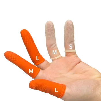 90pcs Protective Fingertips Antislip Gloves Disposable Latex Rubber Non-slip Finger Cots Workplace Safety Supplies S/M/L Mixed
90pcs Protective Fingertips Antislip Gloves Disposable Latex Rubber Non-slip Finger Cots Workplace Safety Supplies S/M/L Mixed