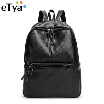 eTya Fashion Women Backpack High Quality PU Leather Student School Bags For Teenagers Girls Female Shoulder Bag Backpacks
eTya Fashion Women Backpack High Quality PU Leather Student School Bags For Teenagers Girls Female Shoulder Bag Backpacks