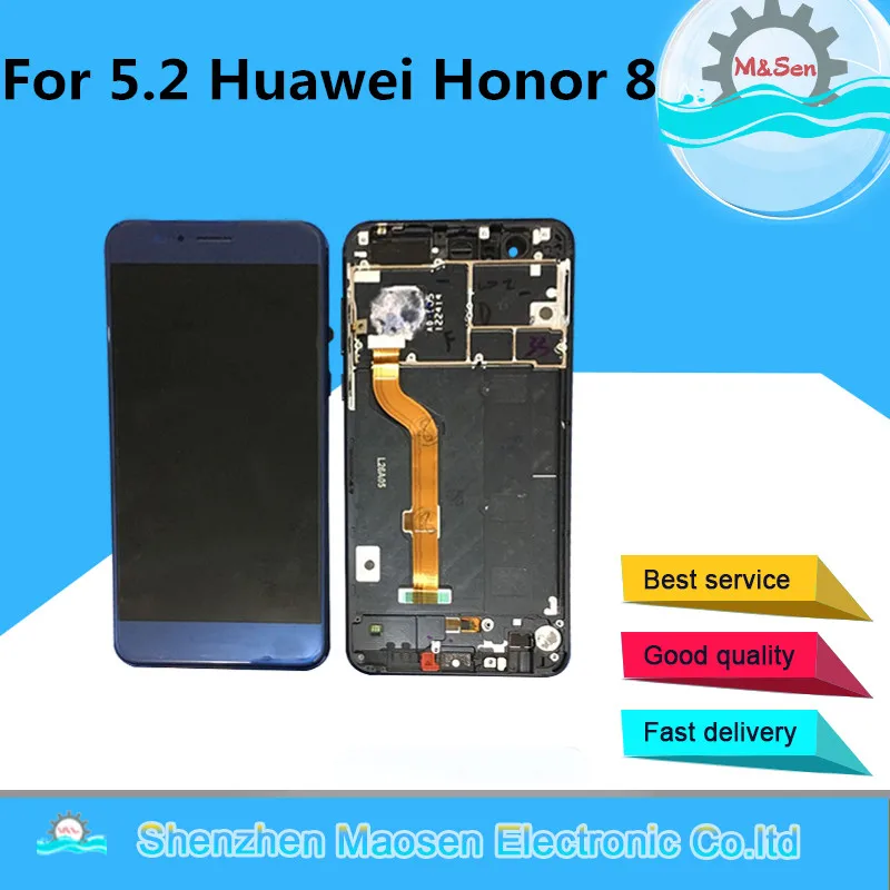 Original M&Sen For 5.2" Huawei Honor 8 FRD-L02 FRD-L14 FRD-L19 LCD Screen Display+Touch Panel Digiziter Frame For Honor 8 Lcd
Original M&Sen For 5.2" Huawei Honor 8 FRD-L02 FRD-L14 FRD-L19 LCD Screen Display+Touch Panel Digiziter Frame For Honor 8 Lcd