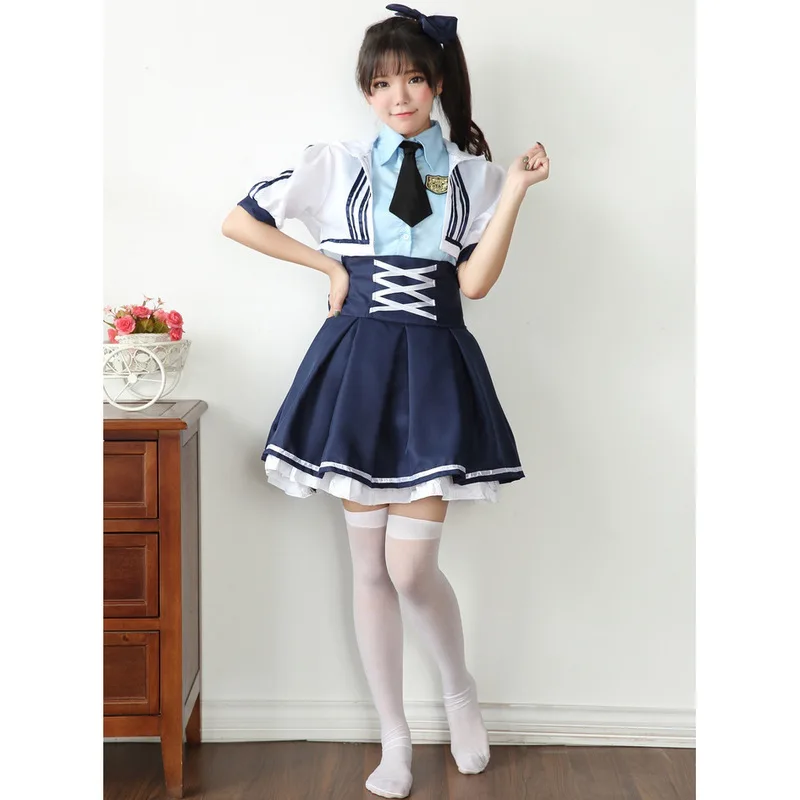 Women Costume Halloween Love Live Cosplay Fancy Dress Cosplay Suit Female Navy Suit Disfraz Militar Mujer Disguise For Adults
Women Costume Halloween Love Live Cosplay Fancy Dress Cosplay Suit Female Navy Suit Disfraz Militar Mujer Disguise For Adults