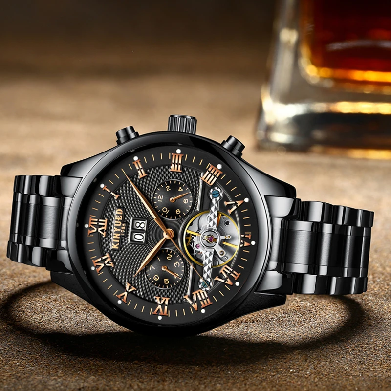 Automatic Men Waterproof Tourbillon Watch