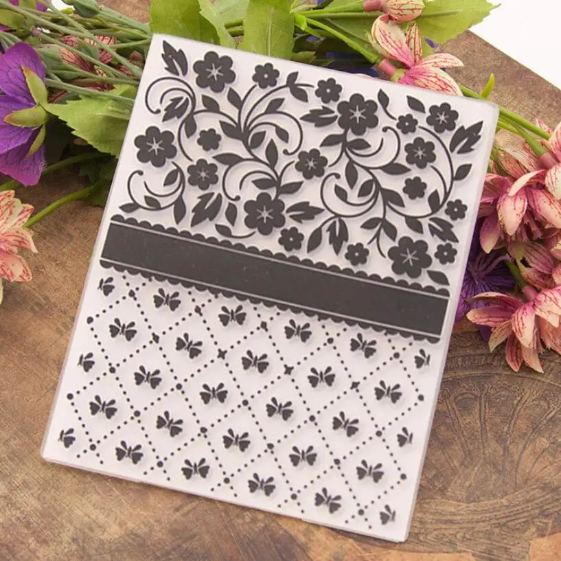 Plastic Scrapbook Embossing Folder DIY Craft Template Stamp Paper Cards Making Tool Embossing Folders 02
Plastic Scrapbook Embossing Folder DIY Craft Template Stamp Paper Cards Making Tool Embossing Folders 02