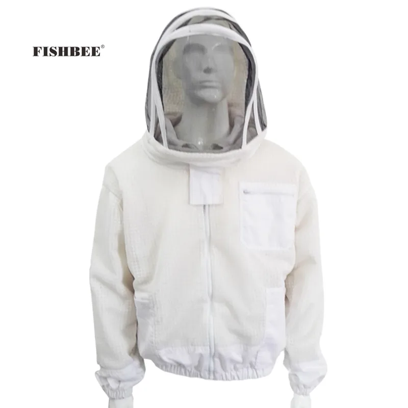 Professional anti bee suit 3 Layer Air-through protective clothing bee Suit with Removable Hat Ventilated Beekeeping jacket
Professional anti bee suit 3 Layer Air-through protective clothing bee Suit with Removable Hat Ventilated Beekeeping jacket
