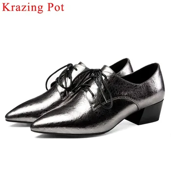 Large size vintage retro British style genuine leather lace up dating pumps comfort chunky low heels pointed toe oxford shoe L13
Large size vintage retro British style genuine leather lace up dating pumps comfort chunky low heels pointed toe oxford shoe L13