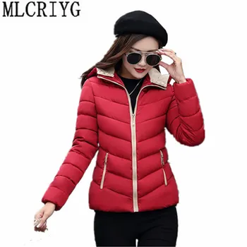 MLCRIYG 2019 Winter Jacket Women Plus Size Womens Parkas Thick Warm Cotton Padded Coats Detachable Hooded Short Outerwear YQ258
MLCRIYG 2019 Winter Jacket Women Plus Size Womens Parkas Thick Warm Cotton Padded Coats Detachable Hooded Short Outerwear YQ258