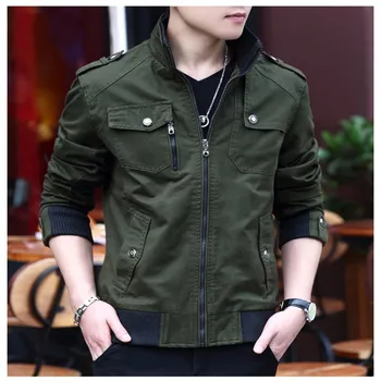 Top Quality New Mens Stand Collar Thicken Coats Fashion Man Military Pockets Zip Jackets Boys Male Warm Fur Lining Casual Jacket
Top Quality New Mens Stand Collar Thicken Coats Fashion Man Military Pockets Zip Jackets Boys Male Warm Fur Lining Casual Jacket