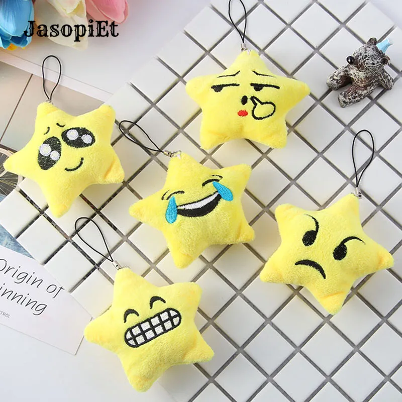 JasopiEt 1pc Mini Plush Doll Cute Emoji Star Expression Keychain Plush Bag Pendant Bouquet Doll Wedding Kid Gift Random Delivery
JasopiEt 1pc Mini Plush Doll Cute Emoji Star Expression Keychain Plush Bag Pendant Bouquet Doll Wedding Kid Gift Random Delivery