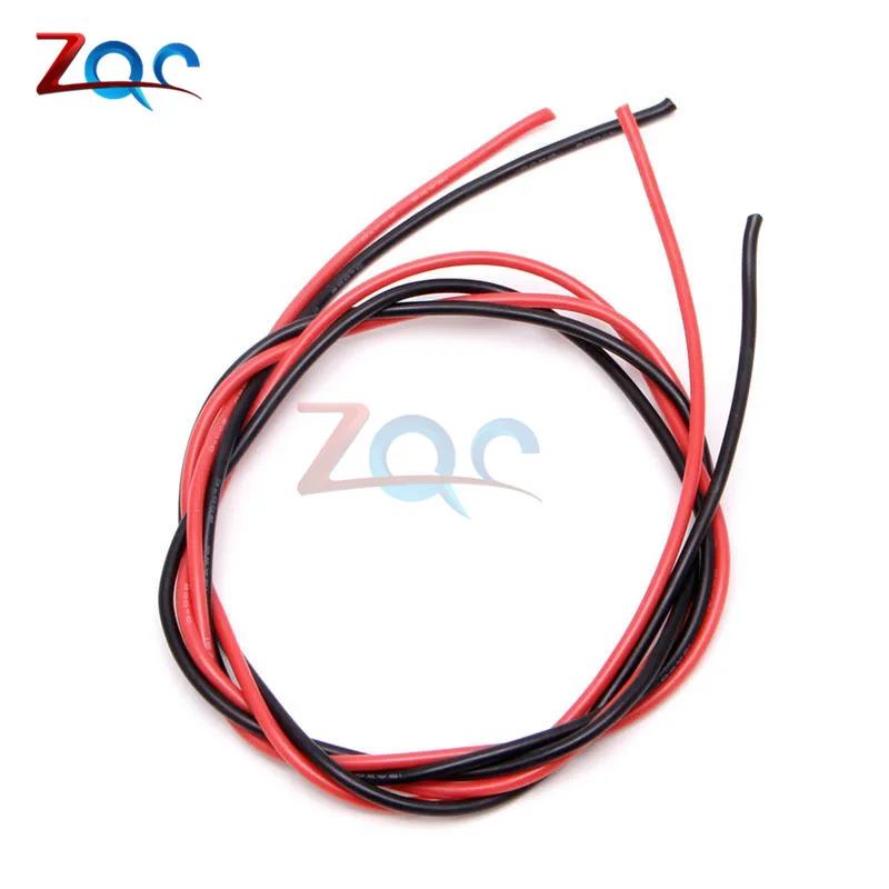 1set 16 AWG Gauge Wire Flexible Silicone Stranded Copper Cables For RC Black 1M + Red 1M = 2M 16AWG
1set 16 AWG Gauge Wire Flexible Silicone Stranded Copper Cables For RC Black 1M + Red 1M = 2M 16AWG