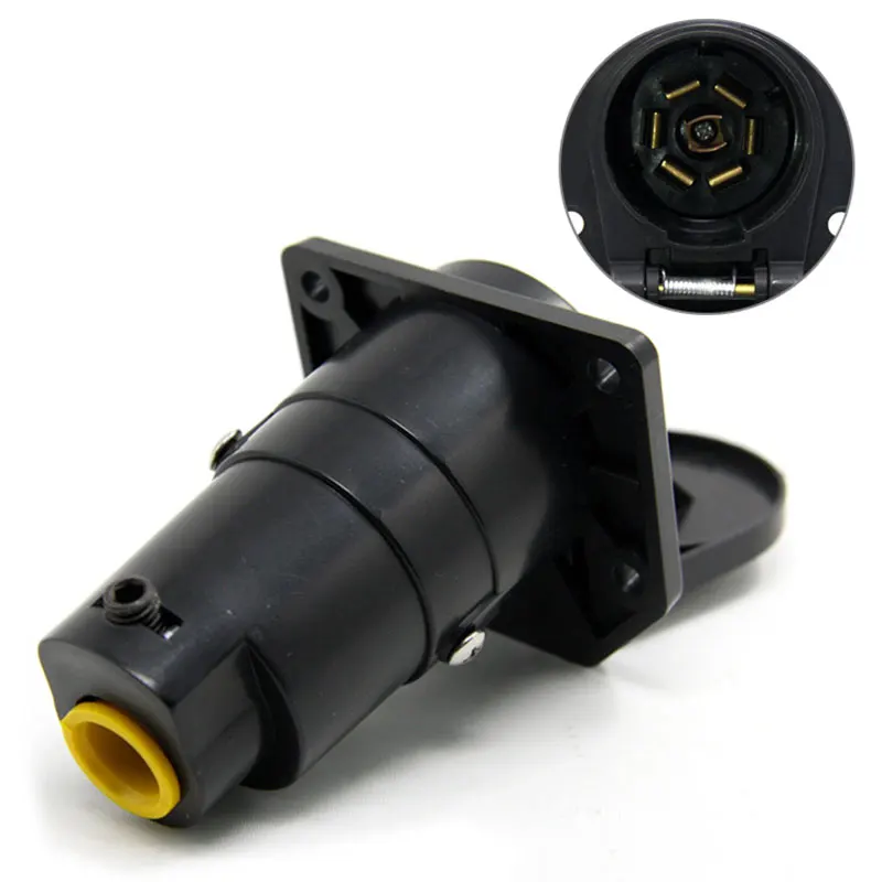 Encell USA 7 Pin Trailer Plug RV Socket Plug Heavy Duty Trailer Adapter Wiring Connector 12V Plastic Car Styling Accessories RV
Encell USA 7 Pin Trailer Plug RV Socket Plug Heavy Duty Trailer Adapter Wiring Connector 12V Plastic Car Styling Accessories RV