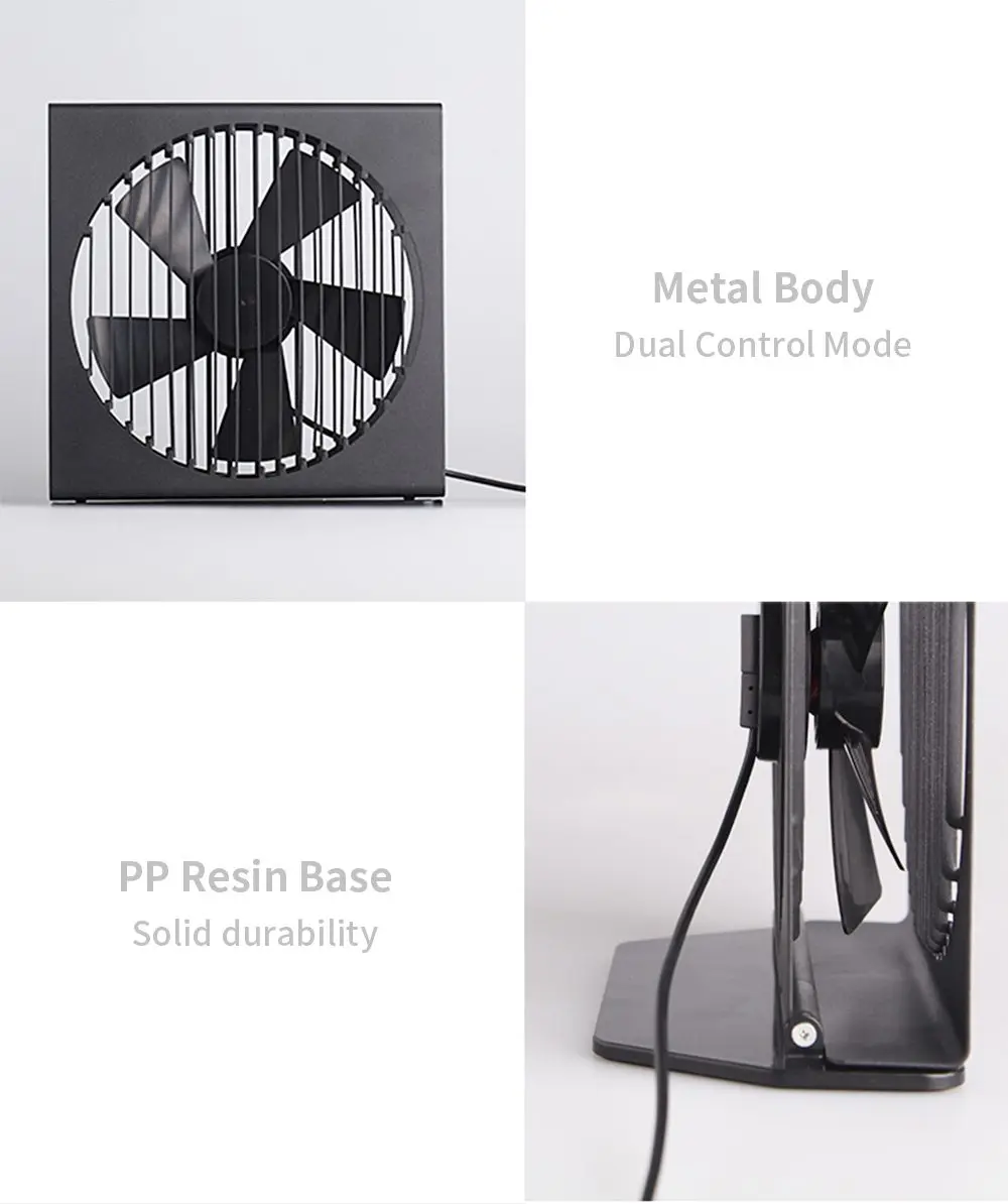 Xiaomi VH CE 7 Inch Portable Mini Metal Mute Fan Dual Mode Home Office Desk Brushless Motor Fan