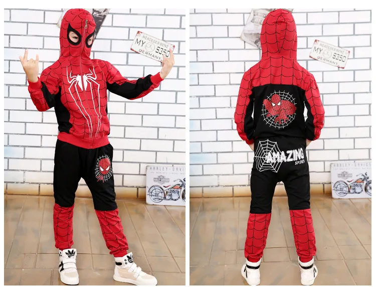 Hot Sale Kids Clothes Boys Children Clothing Set 2019 New Style Hoodied Boys Clothes Sets Spider Man Winter
Hot Sale Kids Clothes Boys Children Clothing Set 2019 New Style Hoodied Boys Clothes Sets Spider Man Winter