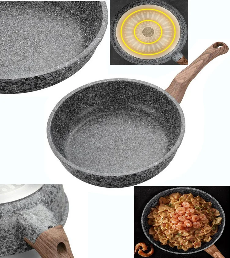 High Quality 20-28cm Flat Bottom Deep Medical Stone No Lampblack Pan Frying Pan No Stick Frying Pan No Cover
High Quality 20-28cm Flat Bottom Deep Medical Stone No Lampblack Pan Frying Pan No Stick Frying Pan No Cover