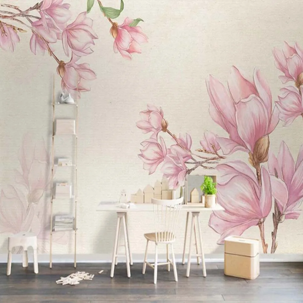 3D Pink Magnolia Flower Wallpaper Mural Decals Living Room Bedroom Hand Oil Painting Papers Home Decor Floral Murals
3D Pink Magnolia Flower Wallpaper Mural Decals Living Room Bedroom Hand Oil Painting Papers Home Decor Floral Murals