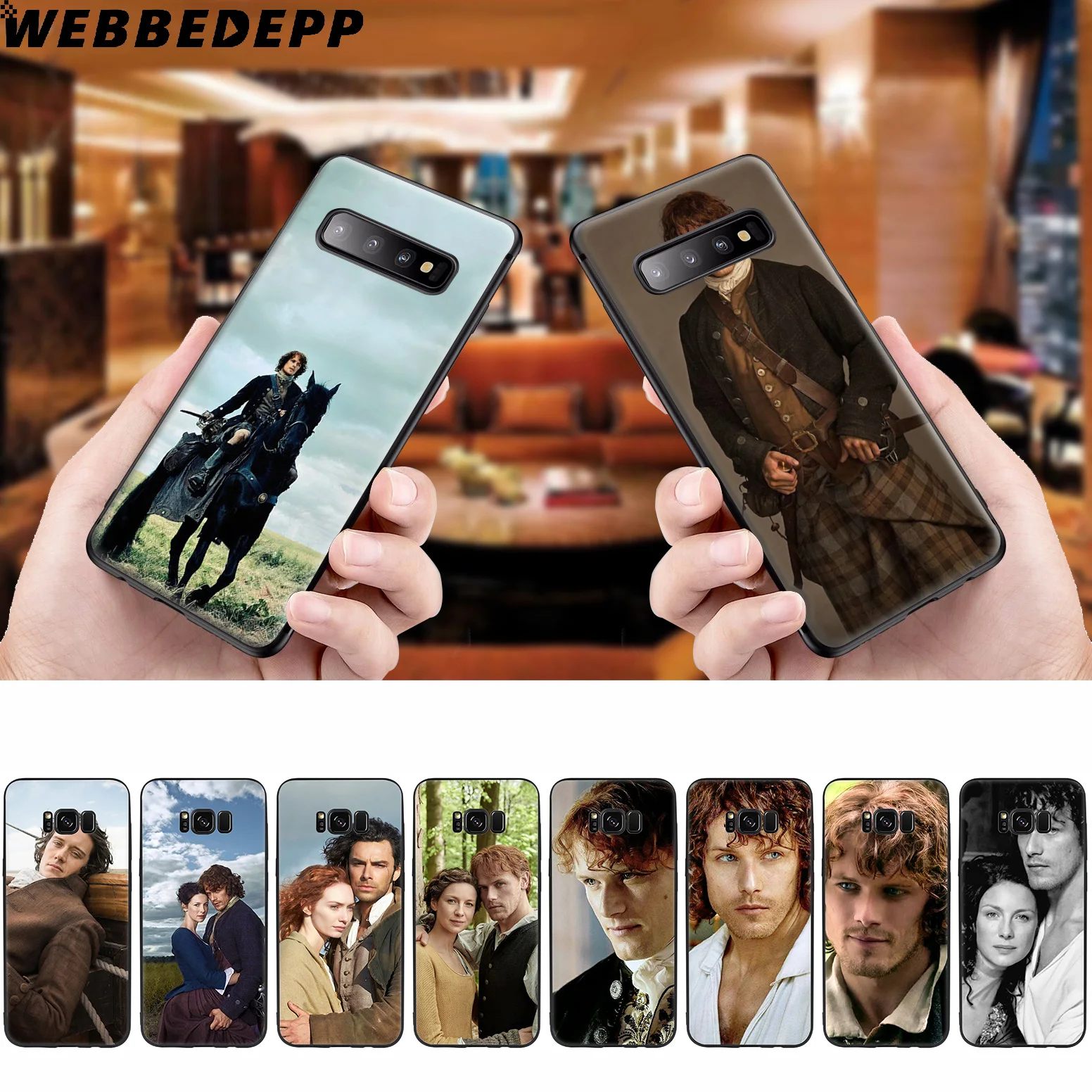 WEBBEDEPP Jamie Fraser Outlander Soft Case for Samsung Galaxy S10 S10e S9 S8 Plus S7 S6 Edge S9 Plus & J6 2018 Note 10 Plus 9 8
WEBBEDEPP Jamie Fraser Outlander Soft Case for Samsung Galaxy S10 S10e S9 S8 Plus S7 S6 Edge S9 Plus & J6 2018 Note 10 Plus 9 8
