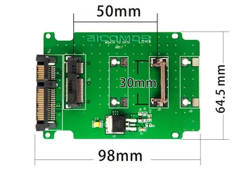 Full Height Profile Bracket mSATA to SATA Adapter Converter Card For Notebook Laptop SSD Internal
Full Height Profile Bracket mSATA to SATA Adapter Converter Card For Notebook Laptop SSD Internal