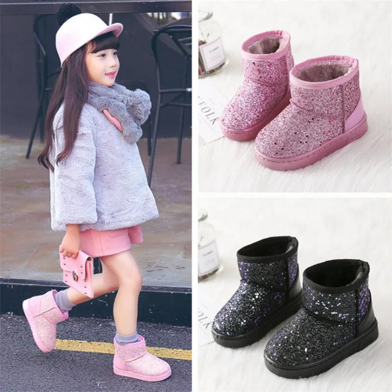MHYONS new 2018 Bling winter girls shoes plush children boys boots children warm baby waterproof snow boots children's shoes
MHYONS new 2018 Bling winter girls shoes plush children boys boots children warm baby waterproof snow boots children's shoes
