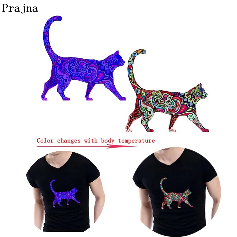 Prajna Leopard Cat Iron On Transfer Color Changes With Body Temperature Animal Patch For Clothes Motorcycle Patches T-shirt DIY
Prajna Leopard Cat Iron On Transfer Color Changes With Body Temperature Animal Patch For Clothes Motorcycle Patches T-shirt DIY