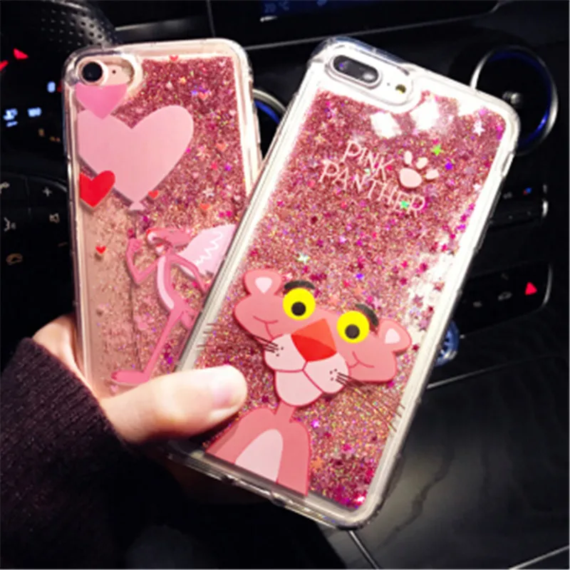 For iphone X case Cartoon Pink Panther Quicksand Dynamic Liquid Glitter Soft Silicone TPU Back Cover For iphone 6 6s 7 8 plus
For iphone X case Cartoon Pink Panther Quicksand Dynamic Liquid Glitter Soft Silicone TPU Back Cover For iphone 6 6s 7 8 plus