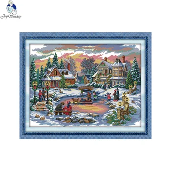 Joy Sunday Cherish Time Pattern Cross Stitch Kits 11CT Printed Fabric 14CT Canvas DMC Counted Chinese Cross-stitch Embroidery
Joy Sunday Cherish Time Pattern Cross Stitch Kits 11CT Printed Fabric 14CT Canvas DMC Counted Chinese Cross-stitch Embroidery