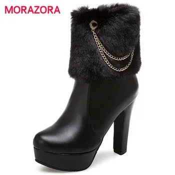 MORAZORA 2018 new shoes women boots Comfortable fashion wild Chelsea boots Super high heel platform boots size 34-43
MORAZORA 2018 new shoes women boots Comfortable fashion wild Chelsea boots Super high heel platform boots size 34-43