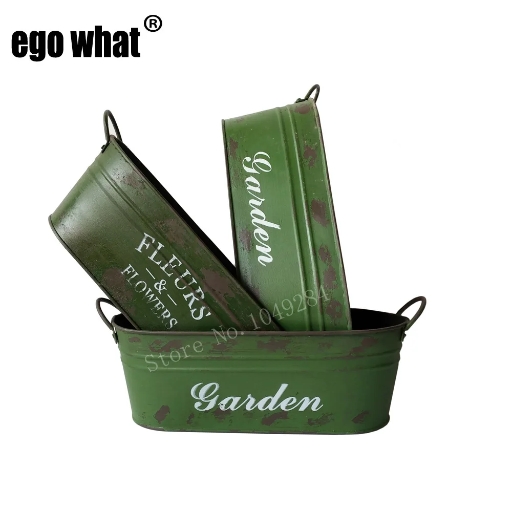 5Pcs/Lot Wholesale Big Vintage Planter elliptical shape Metal Planters with handle Flower Pots for Sale Flowers&Garden green
5Pcs/Lot Wholesale Big Vintage Planter elliptical shape Metal Planters with handle Flower Pots for Sale Flowers&Garden green