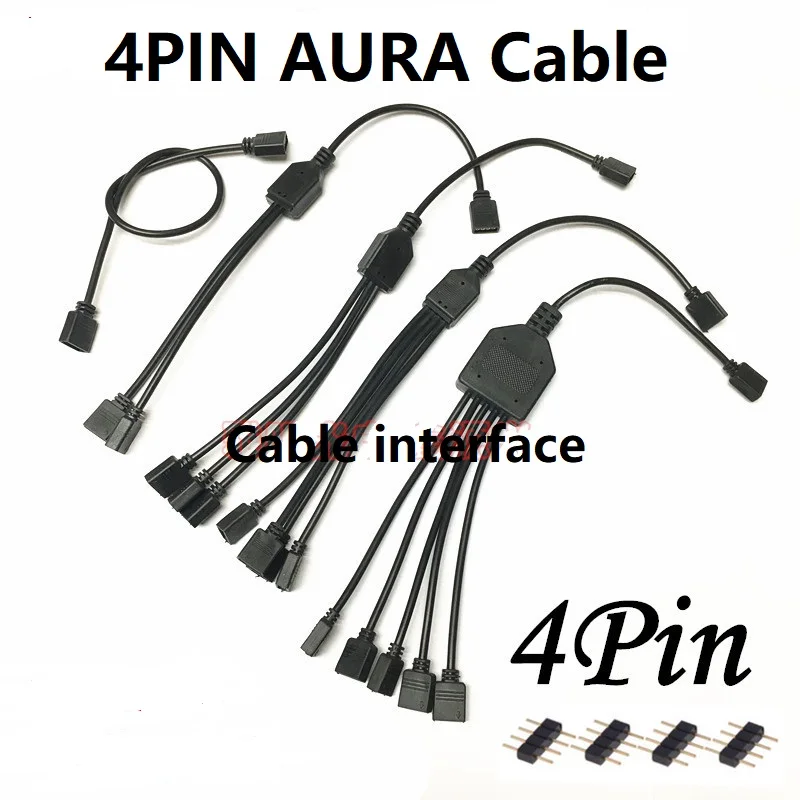 Extension cord 12CM LED 12VRGB light line Computer case Upgrade Halo / Eclipse AURA Fan system 4PIN Cable
Extension cord 12CM LED 12VRGB light line Computer case Upgrade Halo / Eclipse AURA Fan system 4PIN Cable