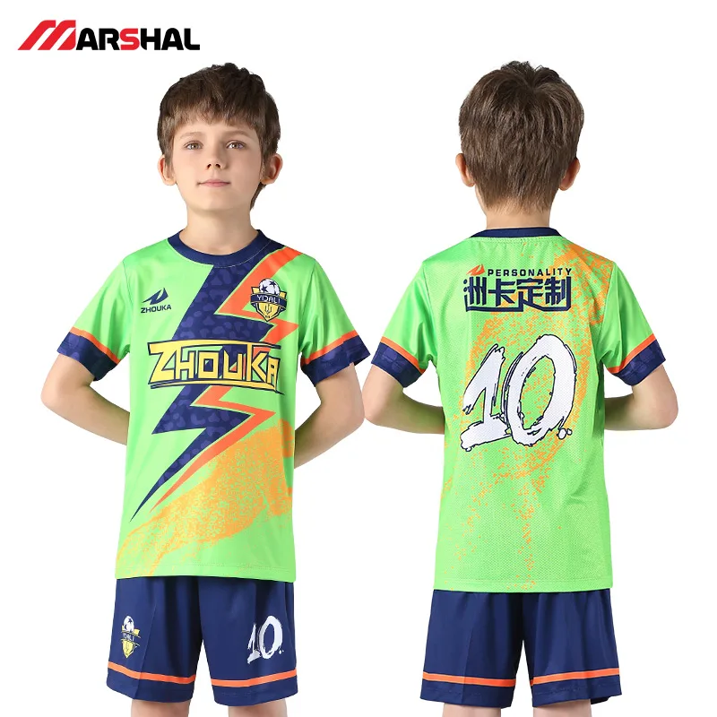 Children Boys Green Camiseta Futbol Jersey Soccer Custom Sublimation Training Clothes Breathable Soccer Suit Football Uniform
Children Boys Green Camiseta Futbol Jersey Soccer Custom Sublimation Training Clothes Breathable Soccer Suit Football Uniform