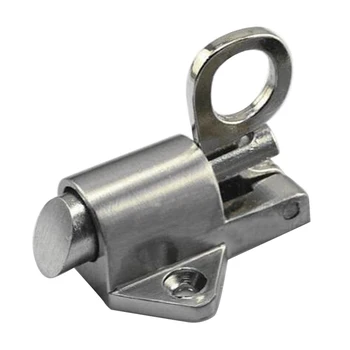 Latch Lock Zinc Alloy Home Security Pull Ring Spring Bounce Door Bolt for Window Shed Gate Toilet Bedroom
Latch Lock Zinc Alloy Home Security Pull Ring Spring Bounce Door Bolt for Window Shed Gate Toilet Bedroom