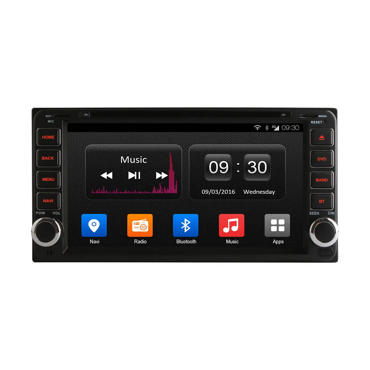 Ownice Car DVD Radio GPS Android 4.4 OS for Toyota Hilux VIOS Old Camry Corolla Prado RAV4 Prado 2003-2008 Support Dab+