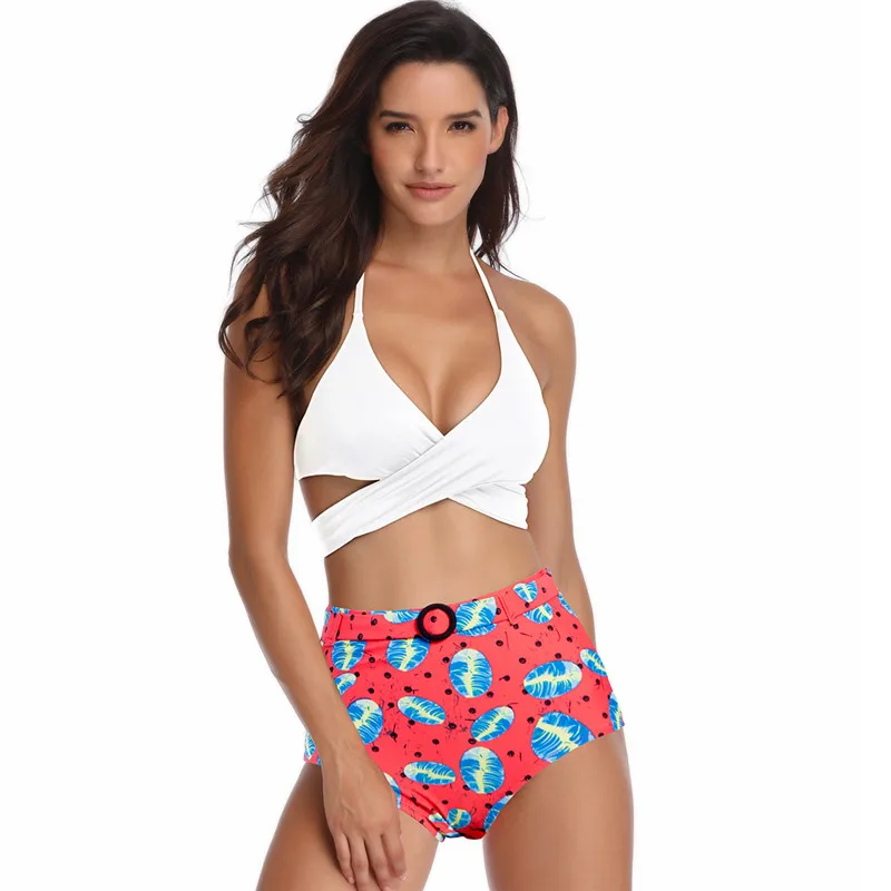 2019 Cross Push Up Sexy Bikini Woman Two Piece High Waist Swimsuit Beautiful Female Summer Beachwear Fashion Print Swimwear
2019 Cross Push Up Sexy Bikini Woman Two Piece High Waist Swimsuit Beautiful Female Summer Beachwear Fashion Print Swimwear