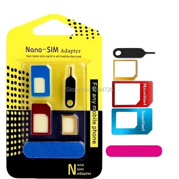 5 in 1 500pcs/lot Nano Sim Card Adapters Micro Sim Stander Sim Card SIM Card Tools For iphone 5 6 7 all phones with retail box
5 in 1 500pcs/lot Nano Sim Card Adapters Micro Sim Stander Sim Card SIM Card Tools For iphone 5 6 7 all phones with retail box
