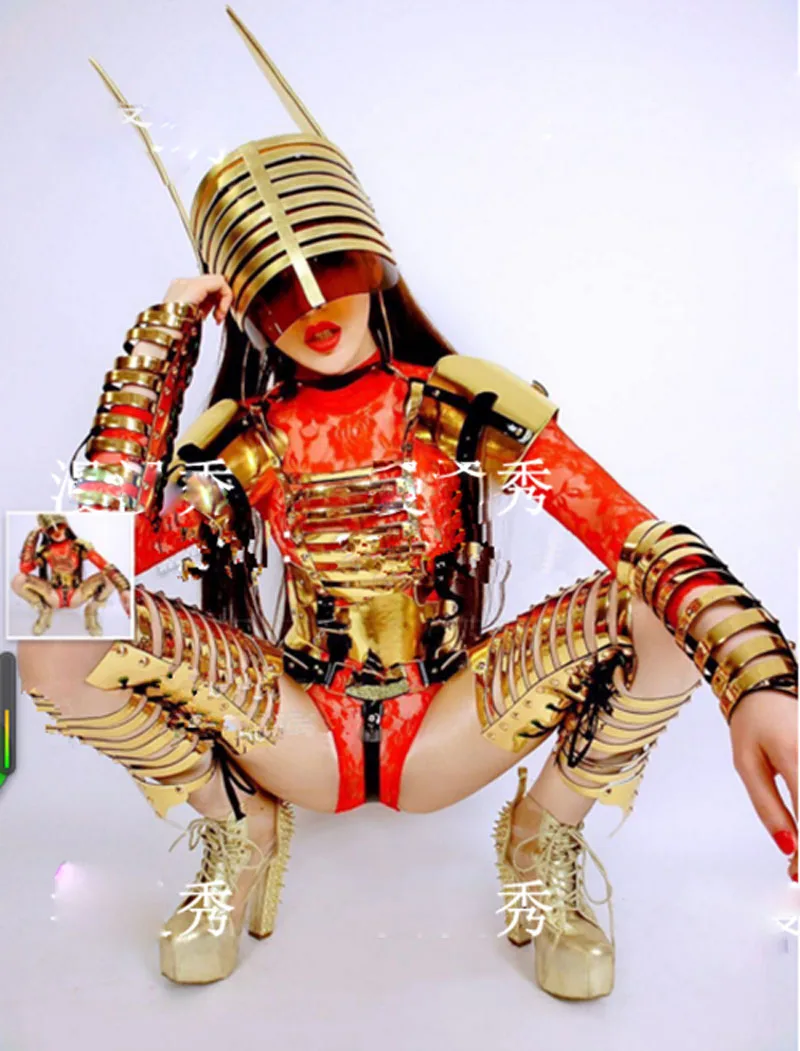 Space Technology Golden Silver Mirror Future Warrior Dance Team Singer Show Costume cosplay party costumes Catlwalk model cloth
Space Technology Golden Silver Mirror Future Warrior Dance Team Singer Show Costume cosplay party costumes Catlwalk model cloth