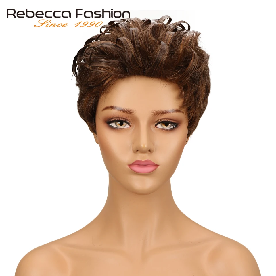 Rebecca Short Wavy Wig Brazilian Romance Weave Remy Human Hair Wigs For Black Women Mix Brown Red Wine 10 Colored Free Shipping
Rebecca Short Wavy Wig Brazilian Romance Weave Remy Human Hair Wigs For Black Women Mix Brown Red Wine 10 Colored Free Shipping