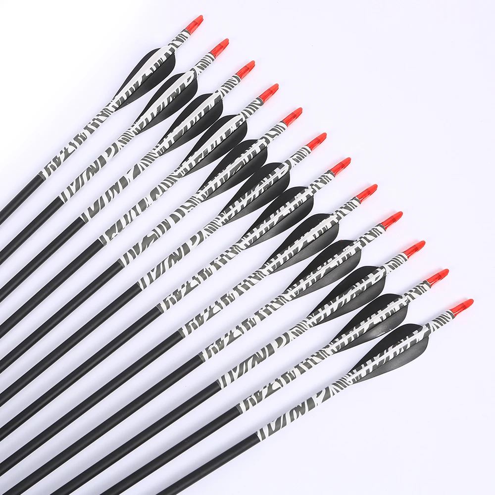 12pcs/lot Mix Carbon Arrow 31.5" O.D. 8mm Spine 500 for Hunting&Shooting Recurve Bow Compound Bow Long Bow /Archery Accessories
12pcs/lot Mix Carbon Arrow 31.5" O.D. 8mm Spine 500 for Hunting&Shooting Recurve Bow Compound Bow Long Bow /Archery Accessories